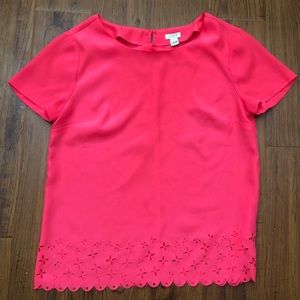 J. Crew Factory Hot Pink Top